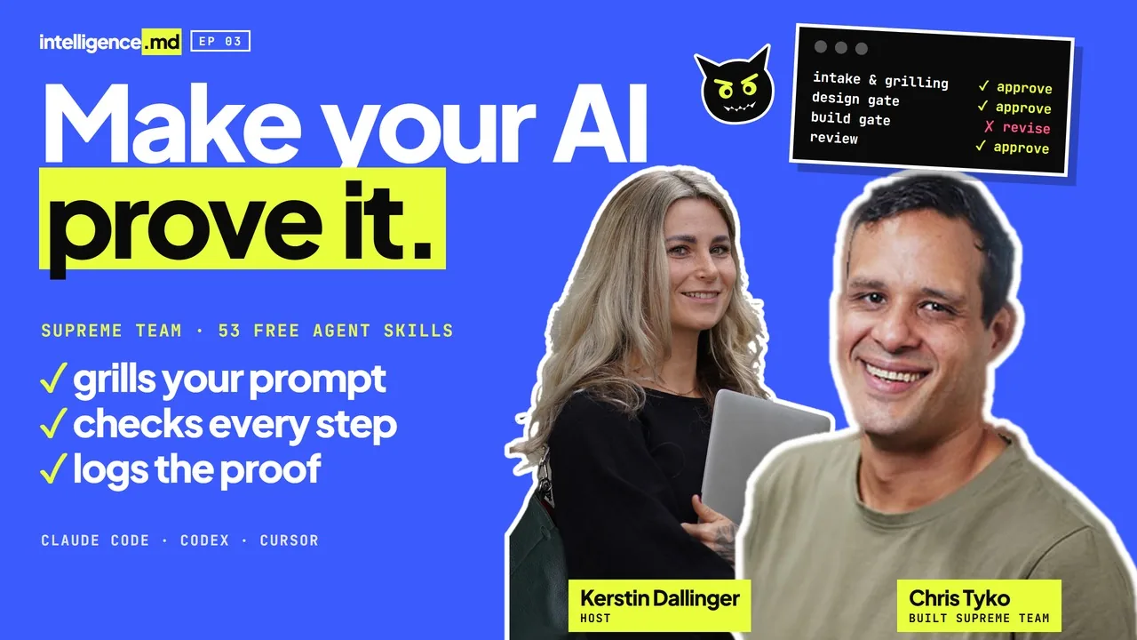 Episode 03: 53 Free Agent Skills That Check Your AI's Work, with Christoffer Tyko